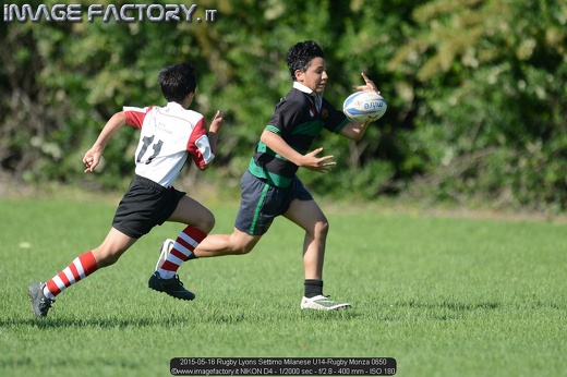 2015-05-16 Rugby Lyons Settimo Milanese U14-Rugby Monza 0650
